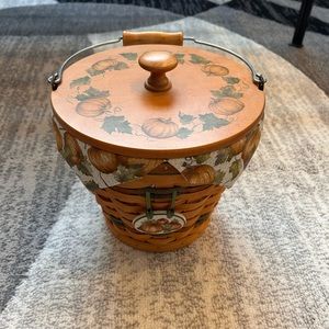 Longaberger 2002 Pumpkin Fall Basket
